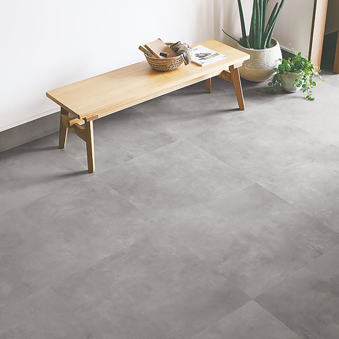 IS2071B フロアタイル（FLOOR TILE）ストーン＆アクセント ワイドモルタル 609.6×609.6×2.5（mm） サンゲツ