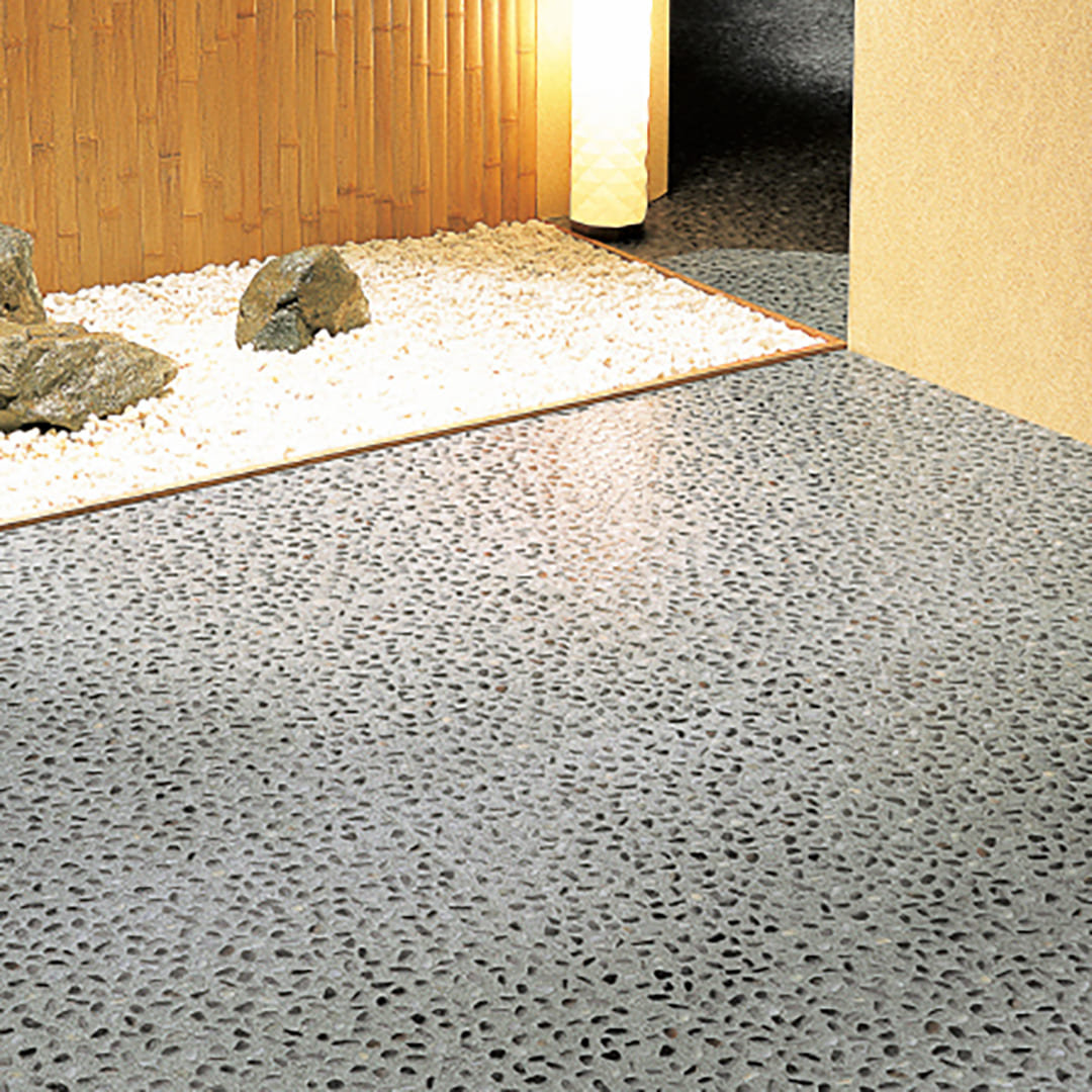IS2157 フロアタイル（FLOOR TILE）ストーン＆アクセント 洗い出し 457.2×457.2×2.5（mm） サンゲツ