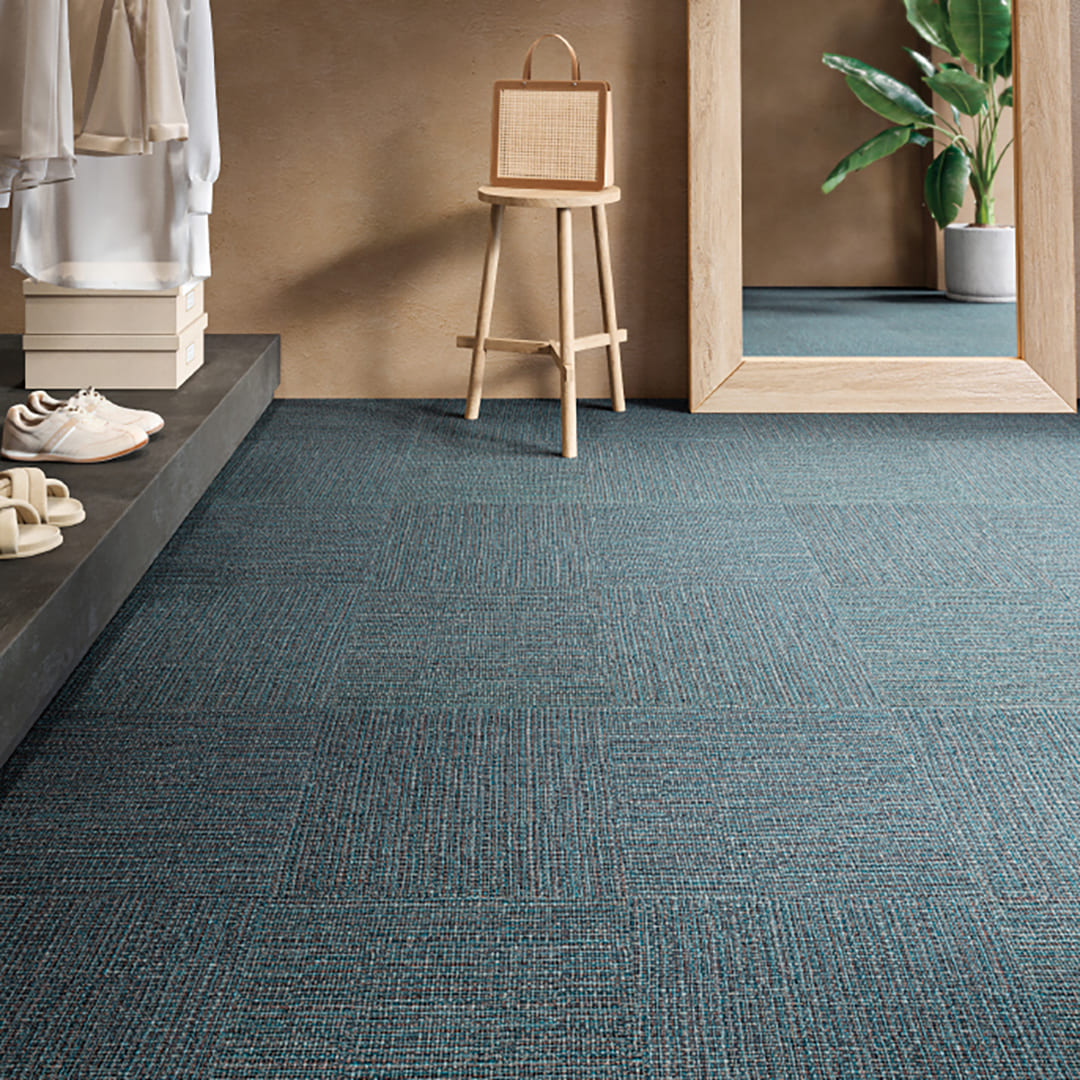 IS2162 フロアタイル（FLOOR TILE）ストーン＆アクセント ラフウィーブ 457.2×457.2×2.5（mm） サンゲツ