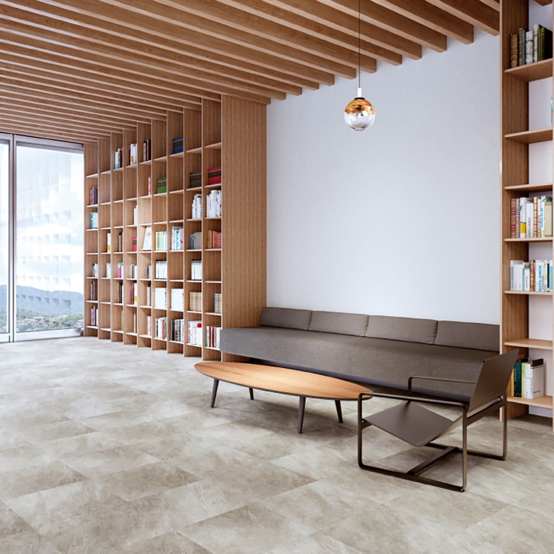 KT2031 フロアタイル（FLOOR TILE）ワックスフリータイル クォーツサイトWF 457.2×457.2×2.5（mm） サンゲツ
