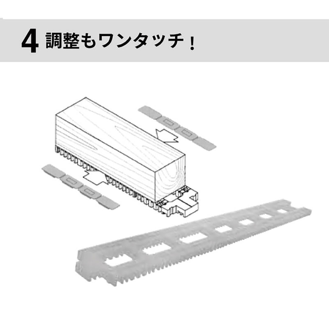 フリーロング キャットスペーサー FLCS102NEO 【ケース販売】20枚入 基礎パッキン タカヤマ金属