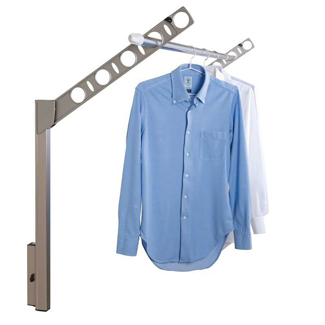 ドライウェーブ 腰壁用 物干し金物 SF35 K ブラック 350mm 2本1セット 屋外 DRY・WAVE タカラ産業