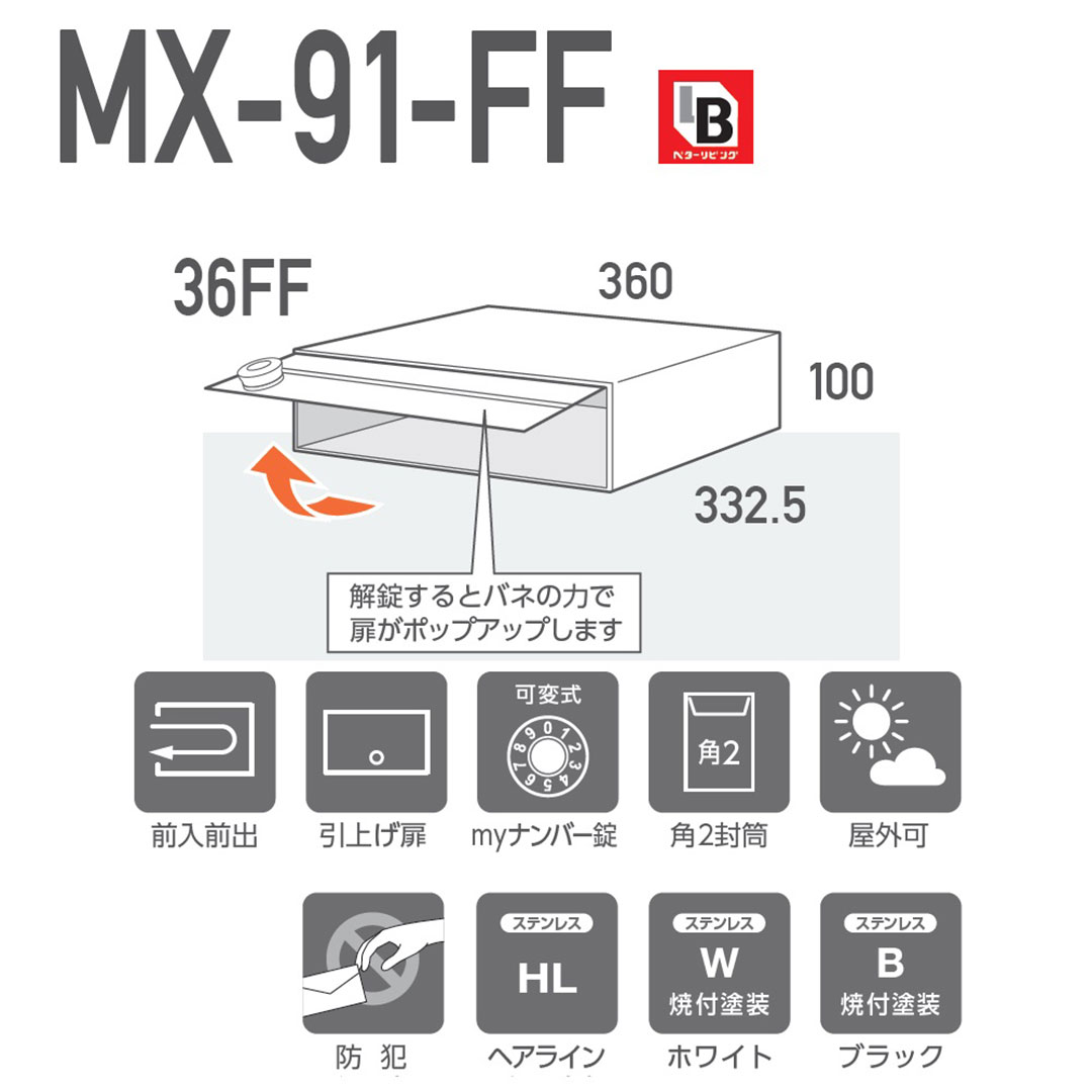 MX-91-36FF の特長