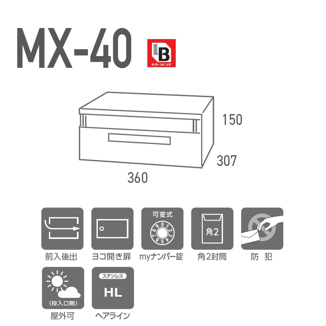 MX-40 の特長