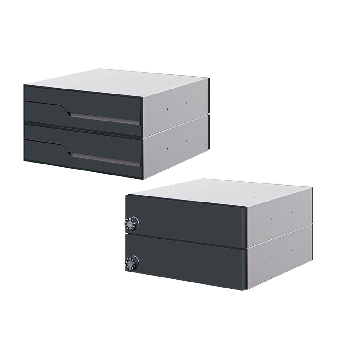 集合住宅用ポスト MX-91-36FBU-2-B ブラック 前入後出/引上げ扉 2戸用 W360 防雨型 myナンバー錠 田島メタルワーク（法人限定）