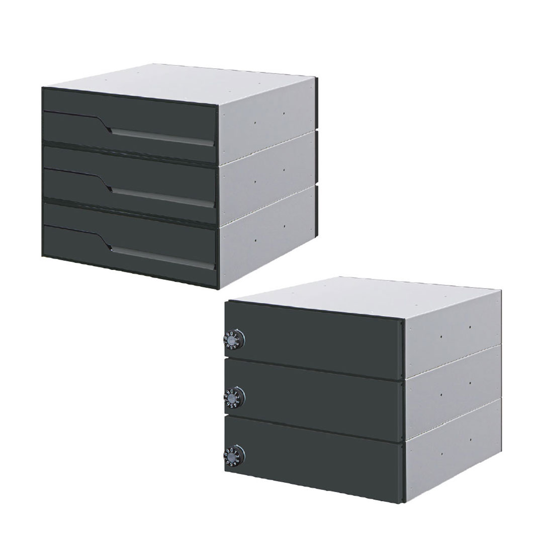 集合住宅用ポスト MX-91-36FBY-3-B ブラック 前入後出/横開き扉 3戸用 W360 防雨型 myナンバー錠 田島メタルワーク（法人限定）