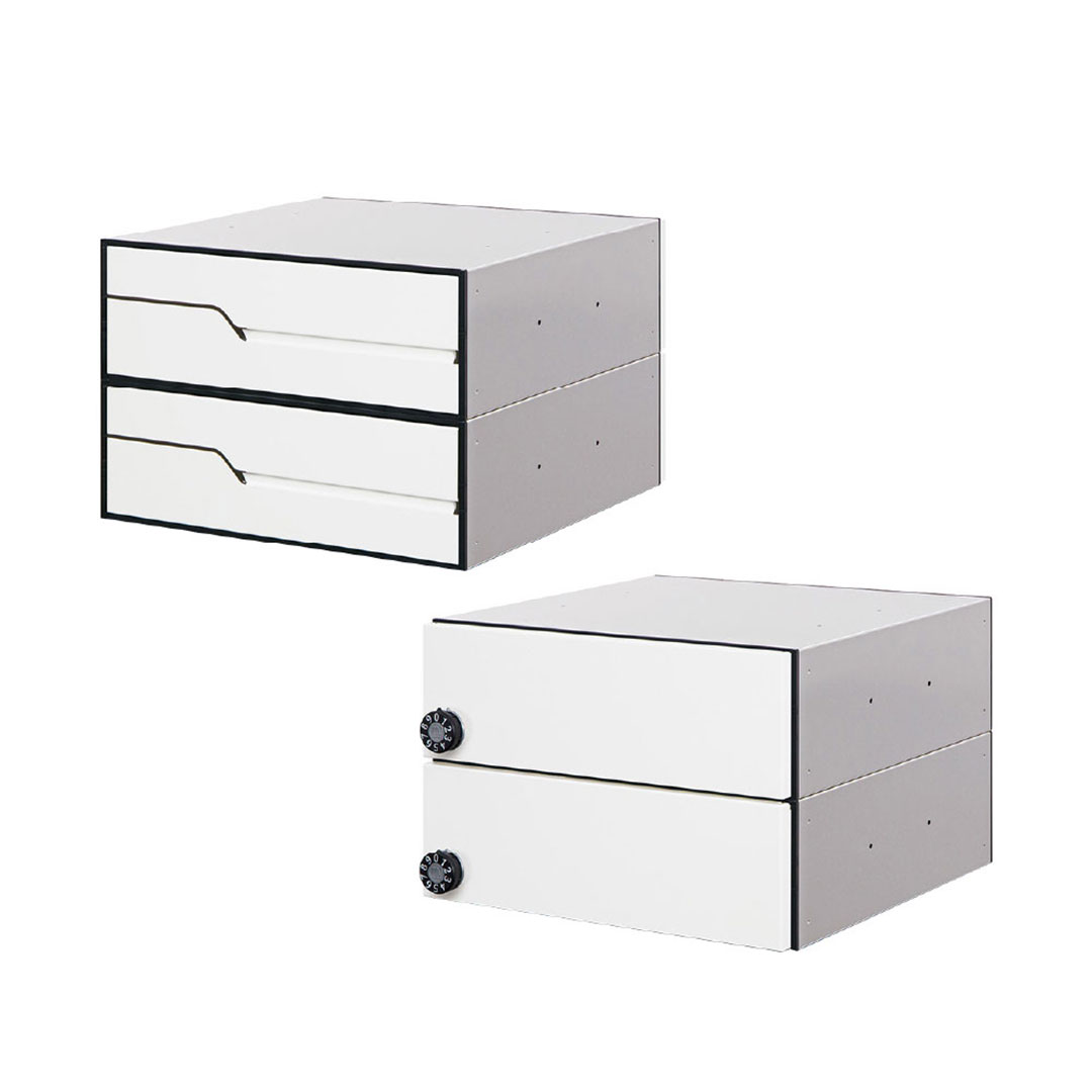 集合住宅用ポスト MX-92-36FBU-2-W ホワイト 前入後出/引上げ扉 2戸用 W360 防雨型 大型郵便 myナンバー錠 田島メタルワーク（法人限定）