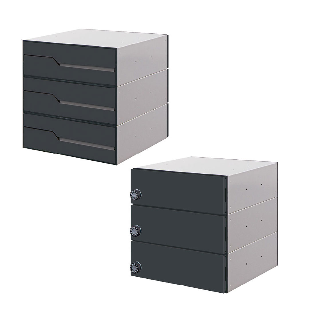 集合住宅用ポスト MX-92-36FBY-3-B ブラック 前入後出/横開き扉 3戸用 W360 防雨型 大型郵便 myナンバー錠 田島メタルワーク（法人限定）