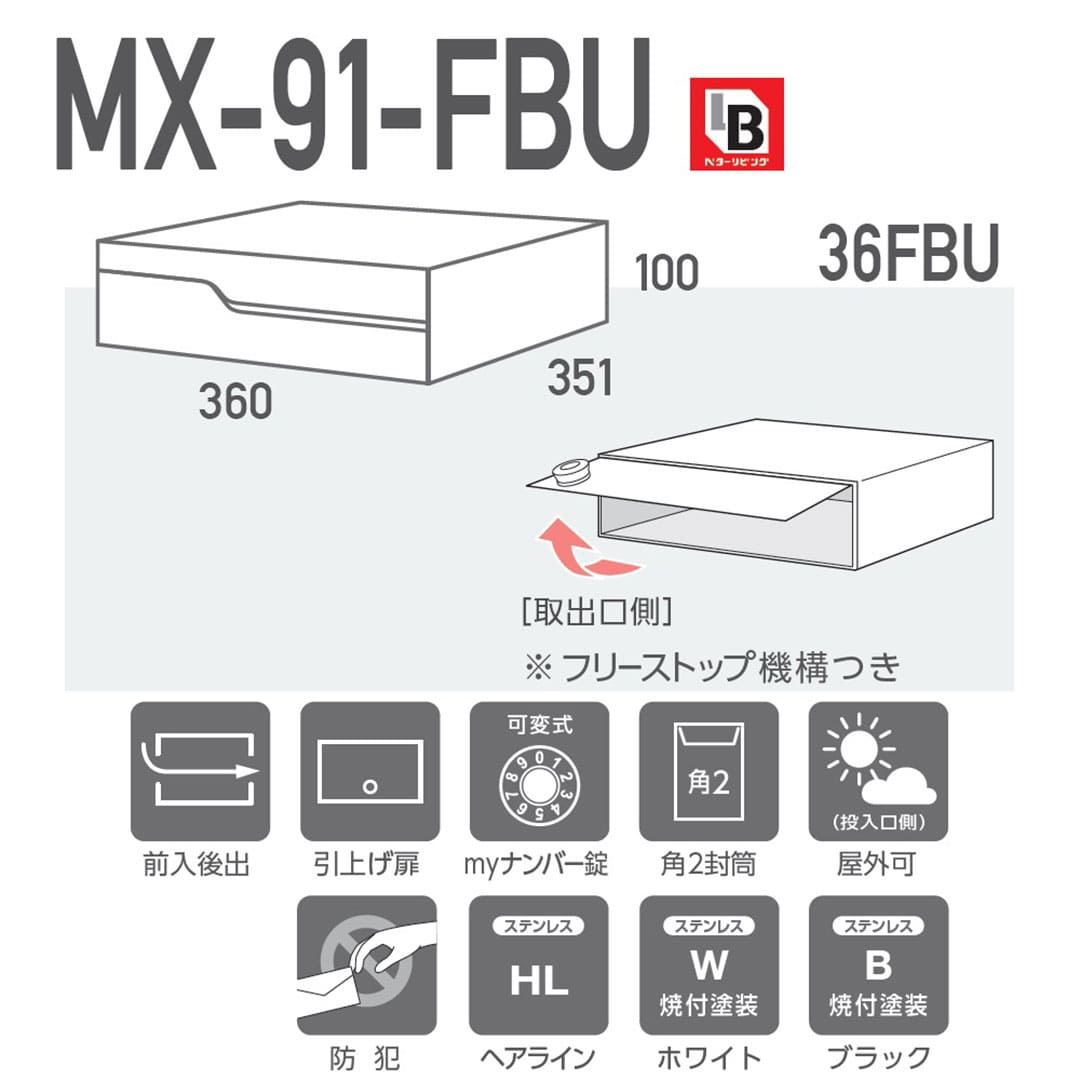 MX-91-36FBU の特長