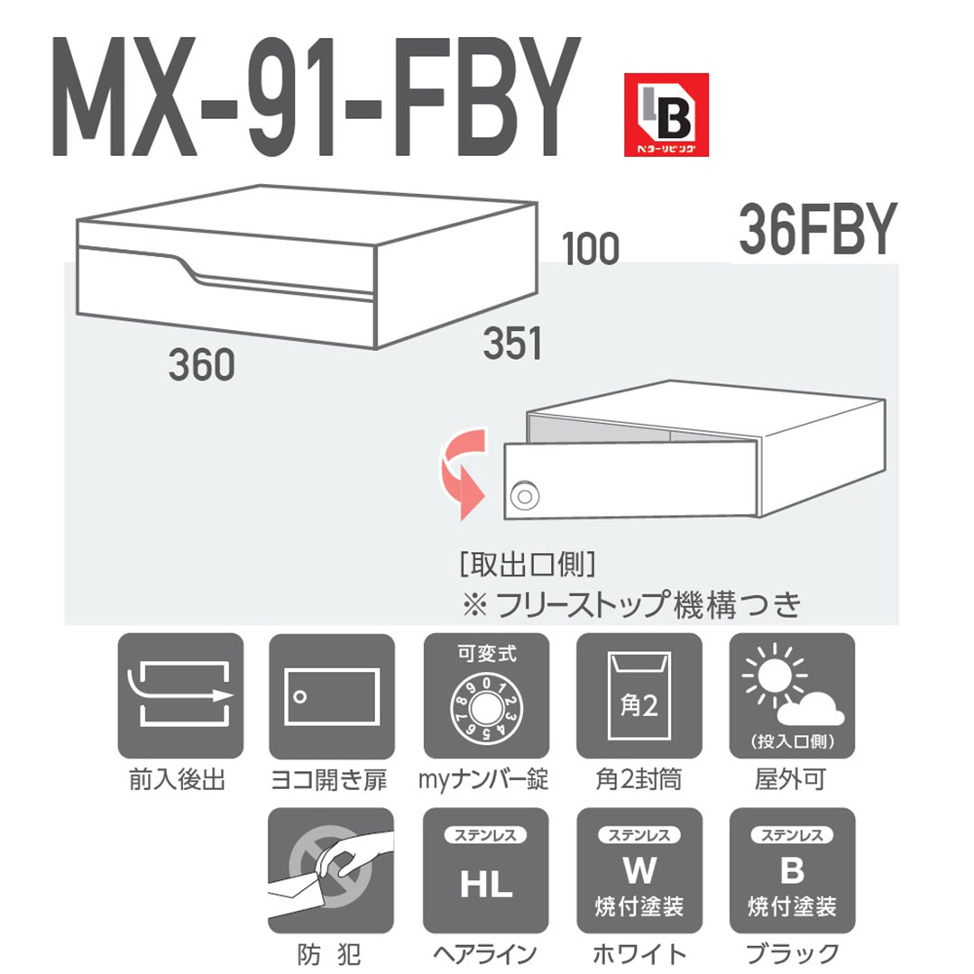 MX-91-36FBY の特長