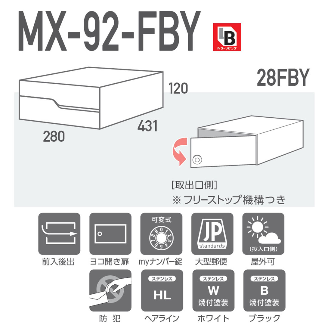 MX-92-28FBY の特長