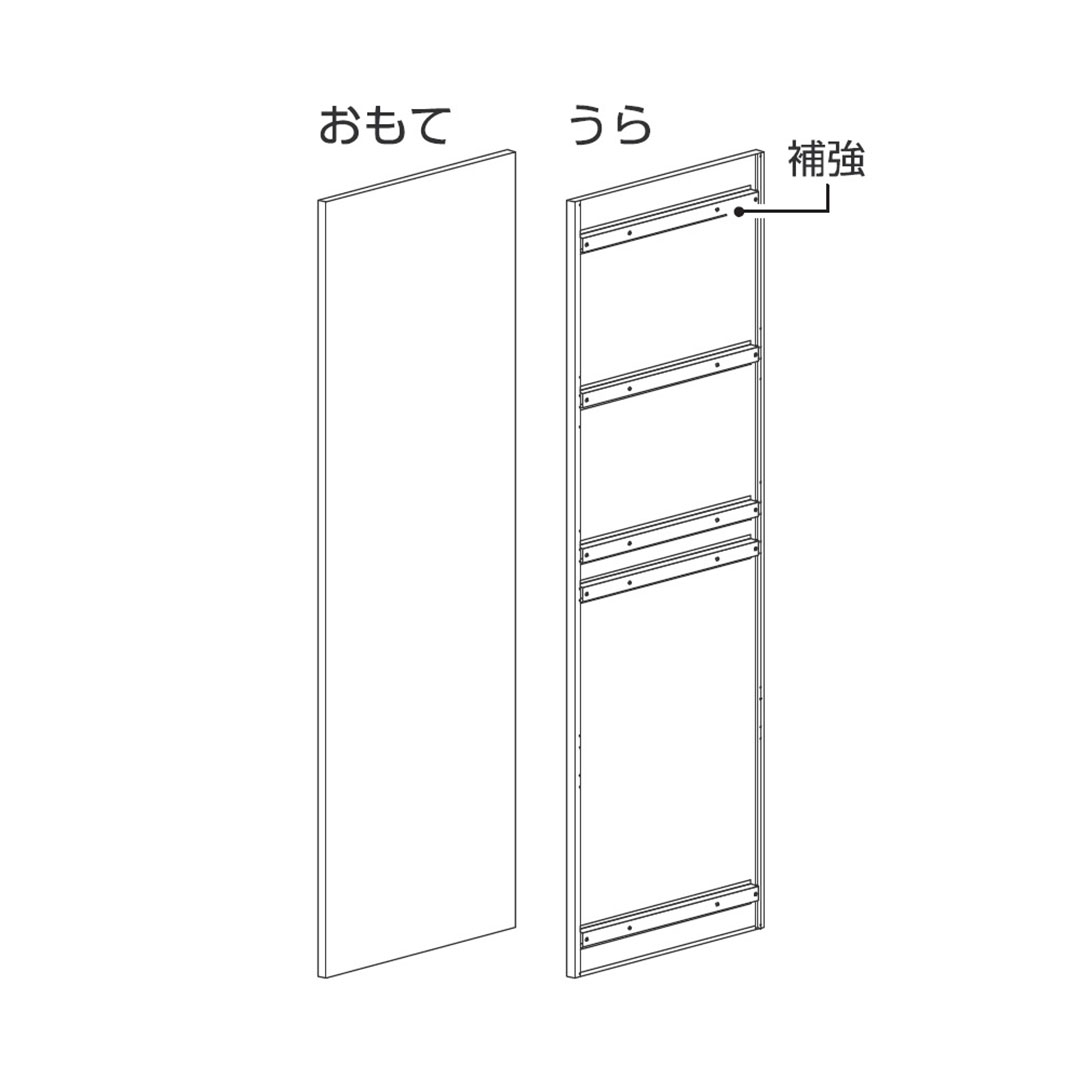 自立設置フレーム用 背面パネル（1列用）FU-BP 集合住宅用 宅配ボックス GX36R専用 田島メタルワーク（法人限定）