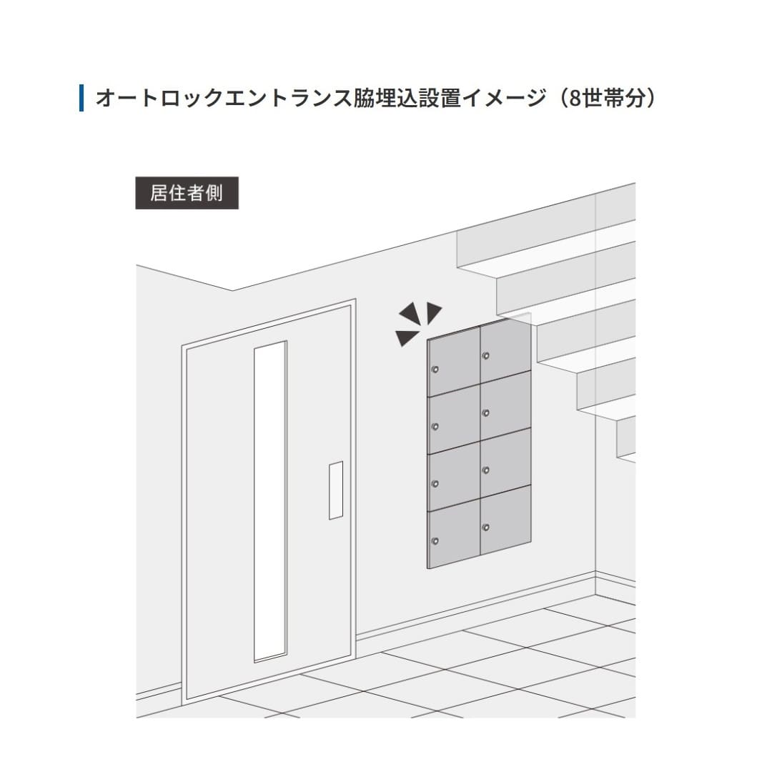 集合住宅用 宅配ポストGMX-2 前入後出 へアライン 防雨型･IPX4 大型郵便 田島メタルワーク（法人限定）