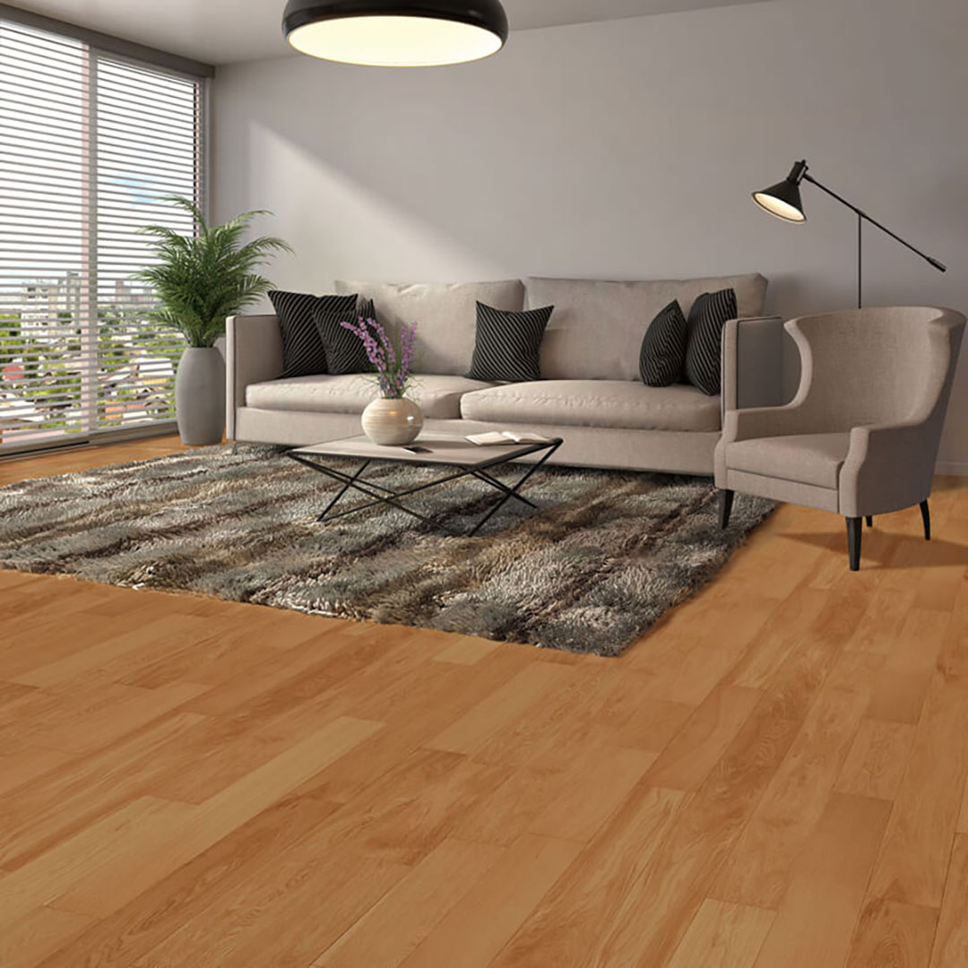 複合フローリング オークEG/C  クリアコート塗装　15mm厚【ケース販売】1.818㎡入 床暖房対応品 東京工営