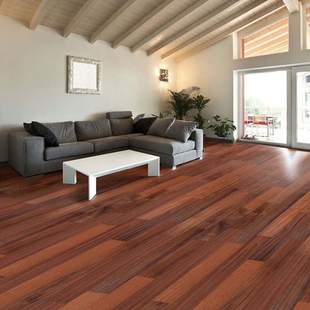 複合フローリング サペリEG/C  クリアコート塗装　15mm厚【ケース販売】1.818㎡入 サペリ 東京工営