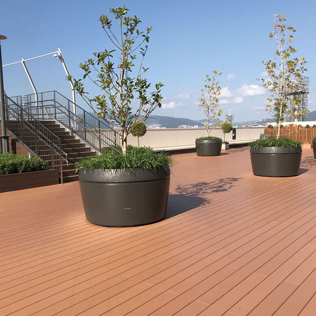 バイタルデッキ R25ライト 　25mm厚【ケース販売】0.870㎡入 人工再生木 ウッドデッキ 東京工営