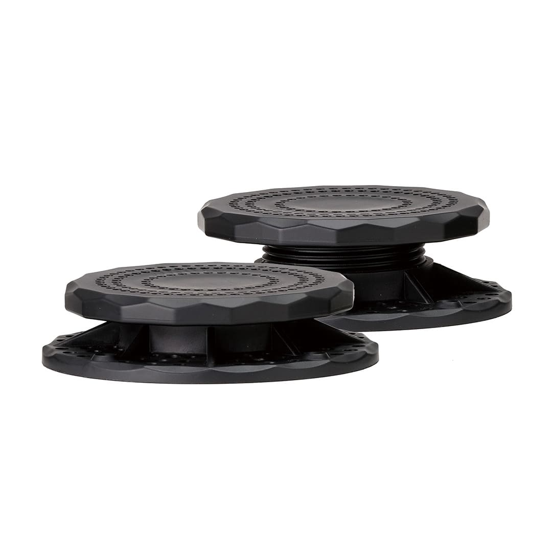 ウッドデッキ用支持脚 GTバイタル102 樹脂束 高さ範囲29-37mm【ケース販売】10個入 東京工営