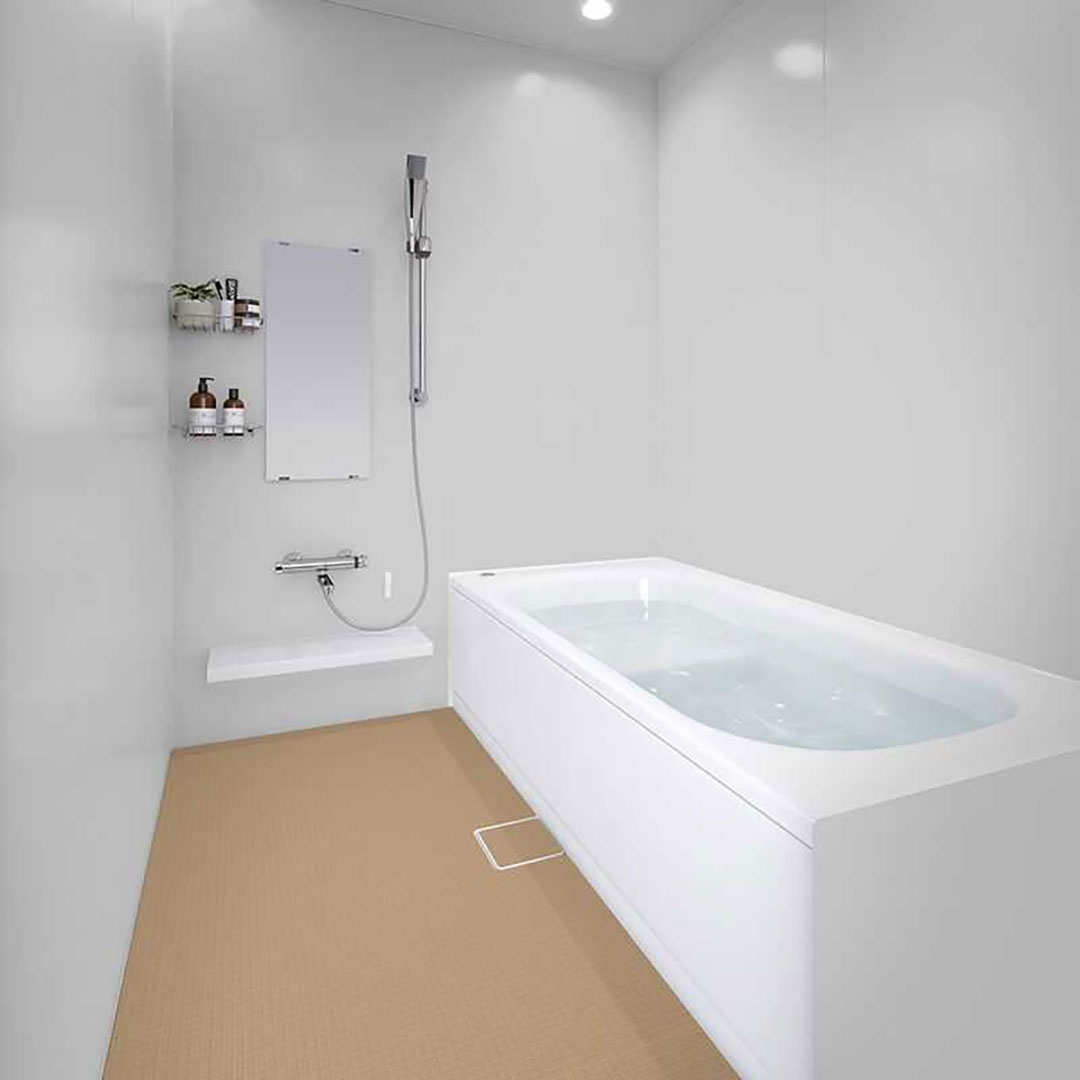 バスナフローレ ベージュ BNF1103 浴室用ビニル床シート 簡単リフォーム 東リ【法人送料無料】