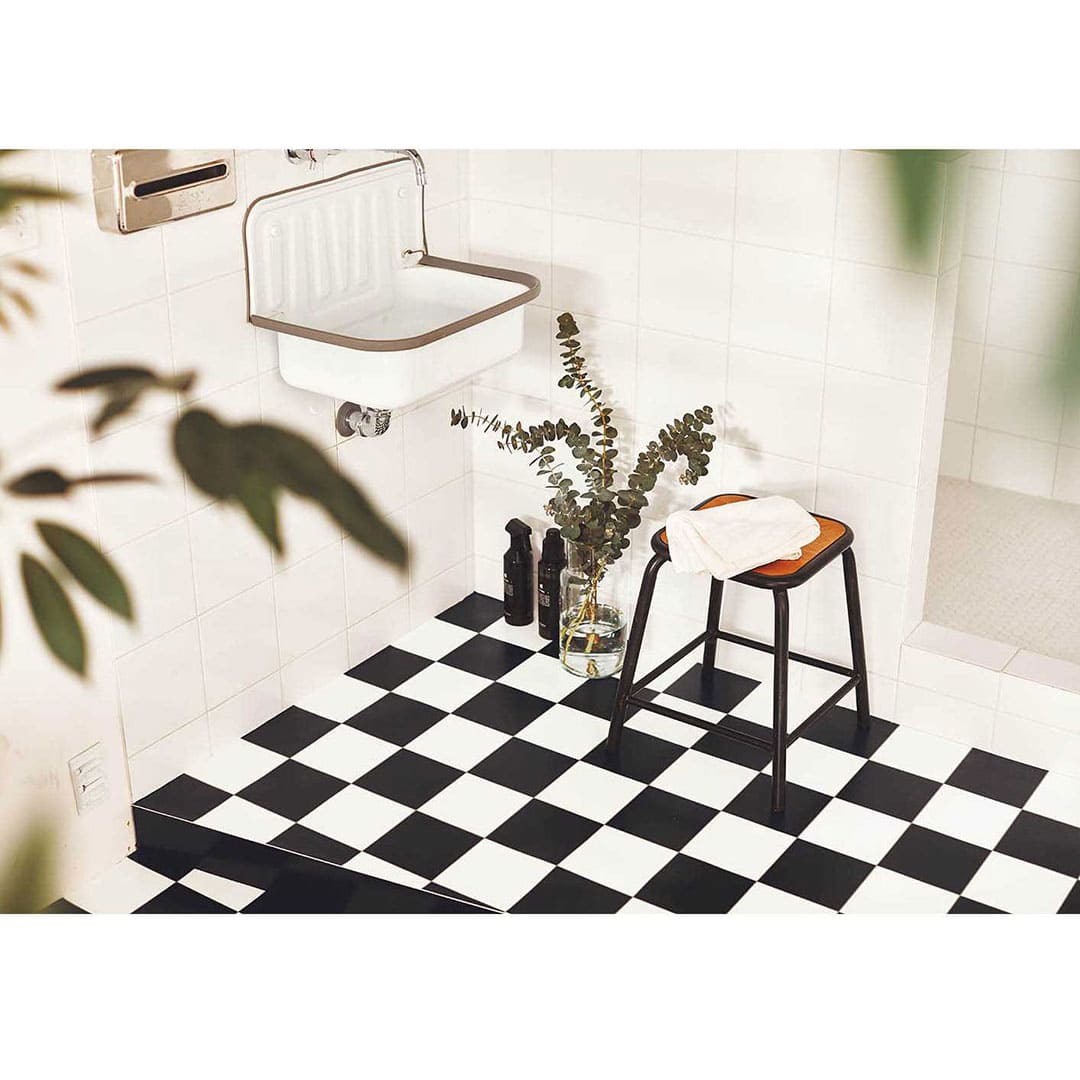 CFシート-H チェッカー CF9675 クッションフロア 抗ウイルス加工 東リ【法人送料無料】