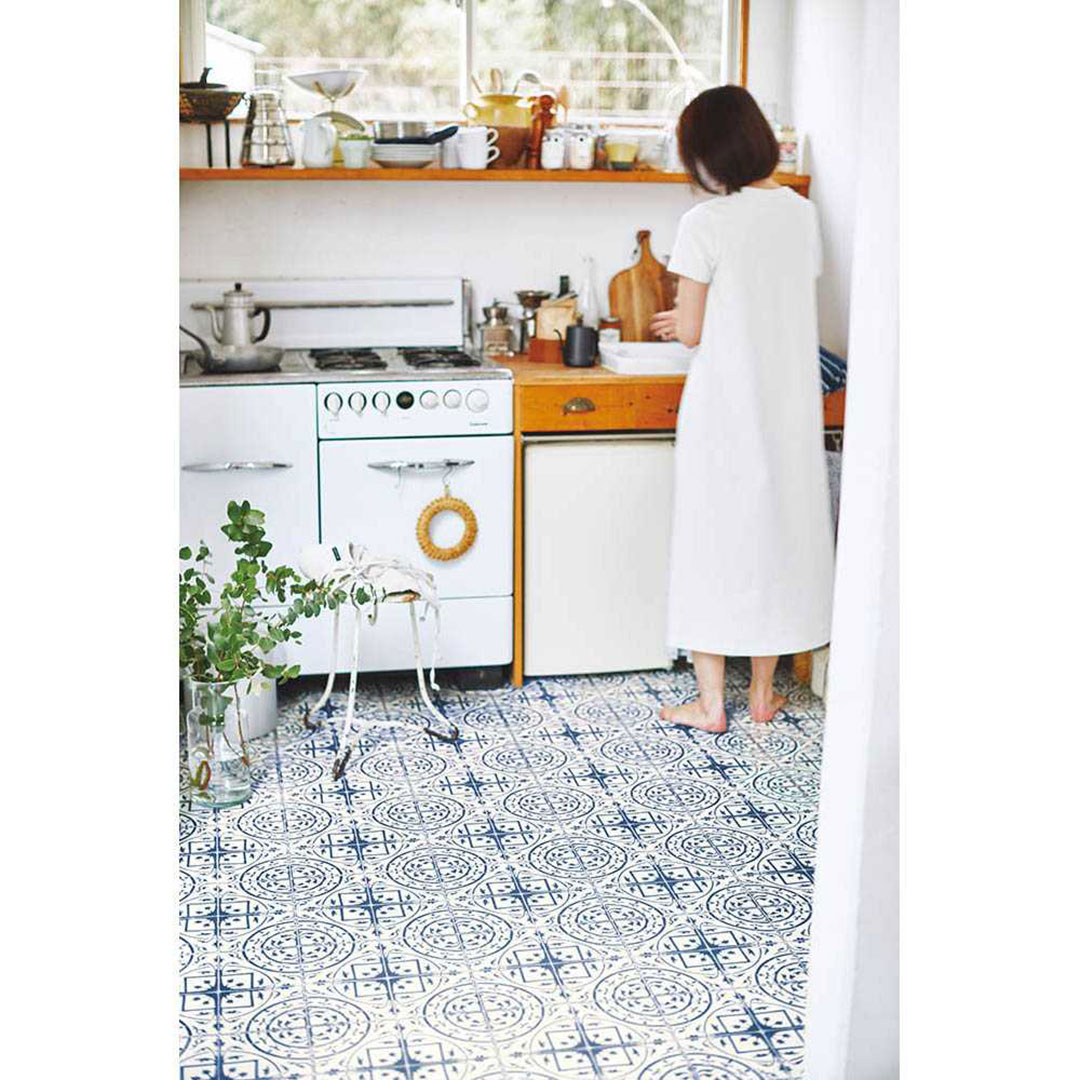 CFシート-H クラフトマヨリカ CF9681 クッションフロア 抗ウイルス加工 東リ【法人送料無料】