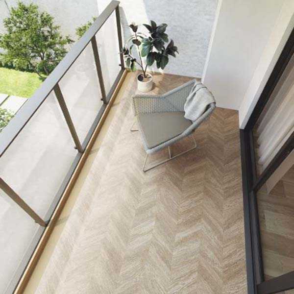 NS800 132巾 ウッドヘリンボーン NS1308471 屋外用防滑ビニル床シート 東リ【法人送料無料】