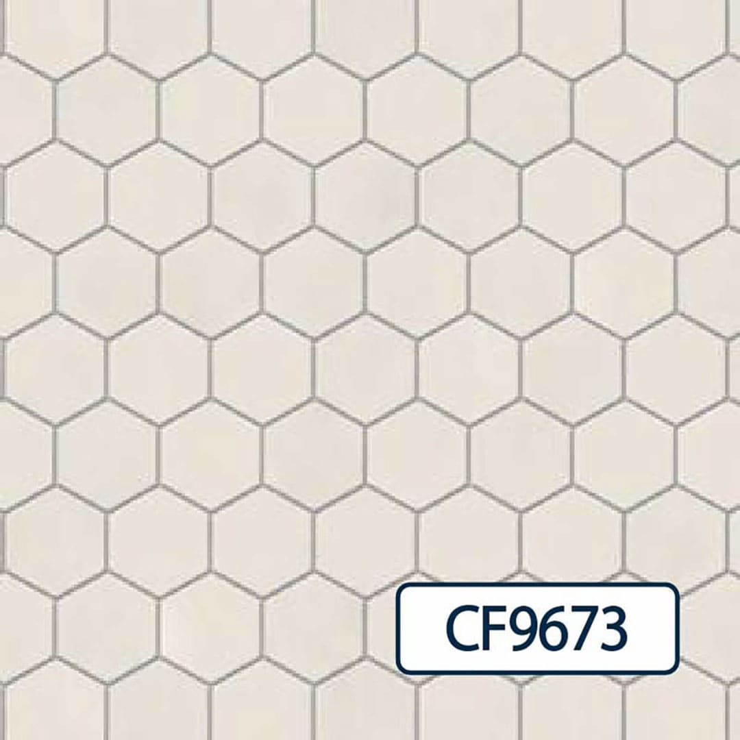 CFシート-H ミニヘキサ CF9673 クッションフロア 抗ウイルス加工 東リ【法人送料無料】