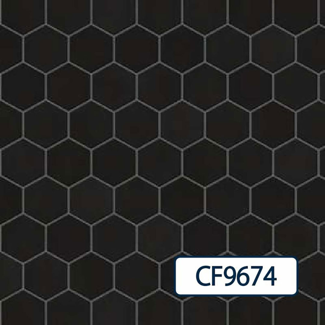 CFシート-H ミニヘキサ CF9674 クッションフロア 抗ウイルス加工 東リ【法人送料無料】