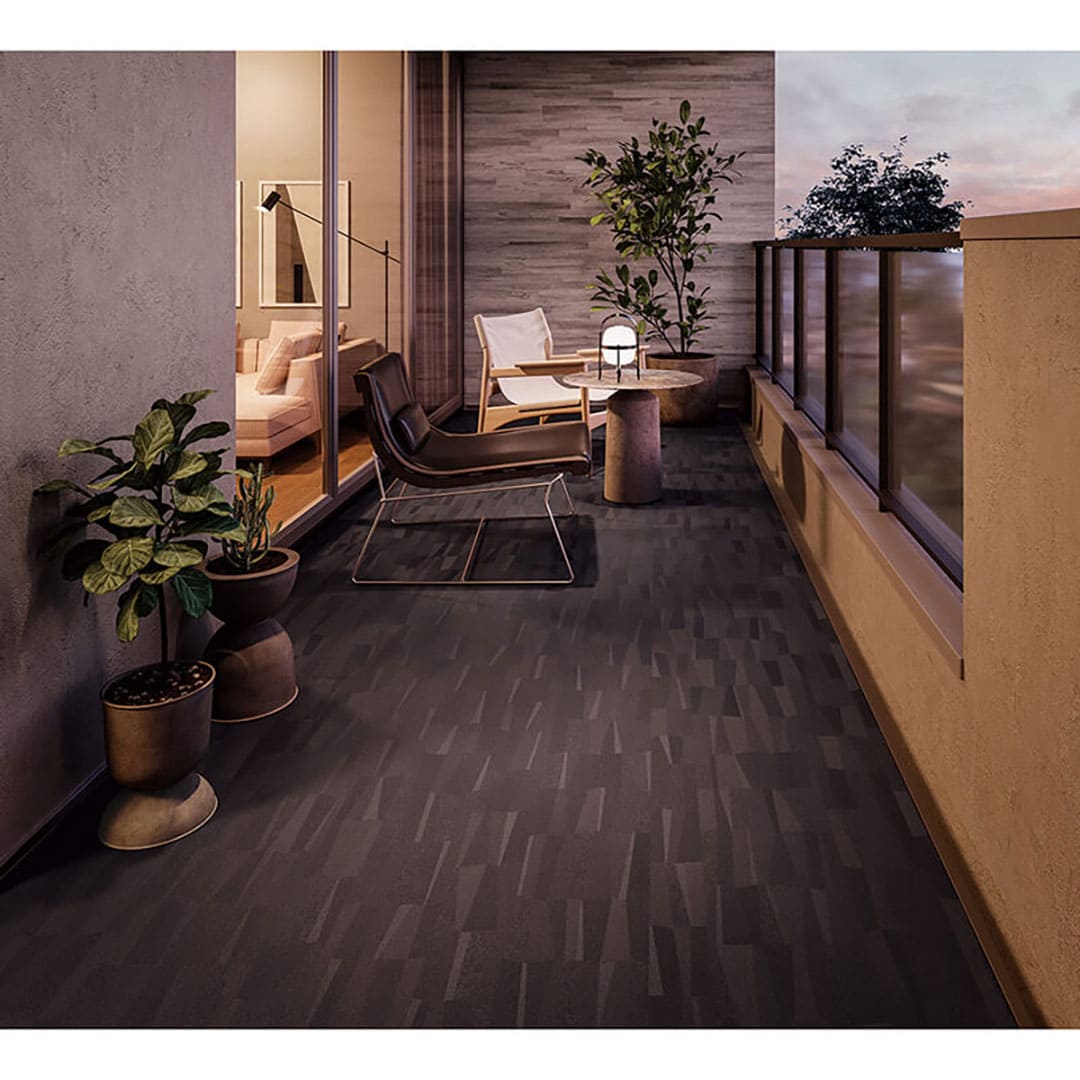 NS800 132巾 シャドージオメトリック NS1308913 屋外用防滑ビニル床シート 東リ【法人送料無料】