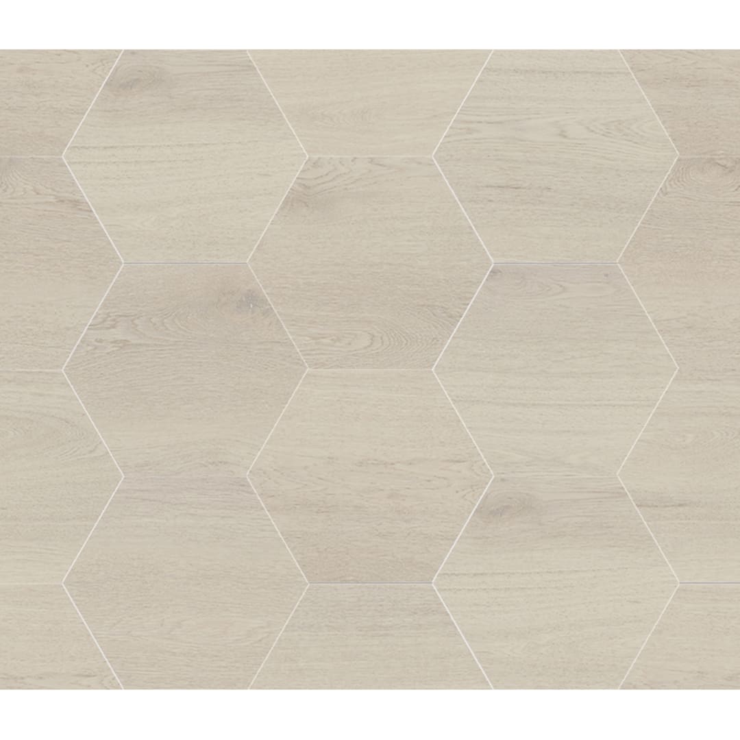ロイヤルウッド ビニル床タイル PWT4227（一辺130mm六角形）【ケース販売】64枚 東リ
