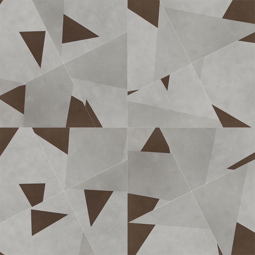 ロイヤルストーン ビニル床タイル PST4050 不等辺四角形（675mm+503mm+503mm+225mm）【ケース販売】16枚 東リ