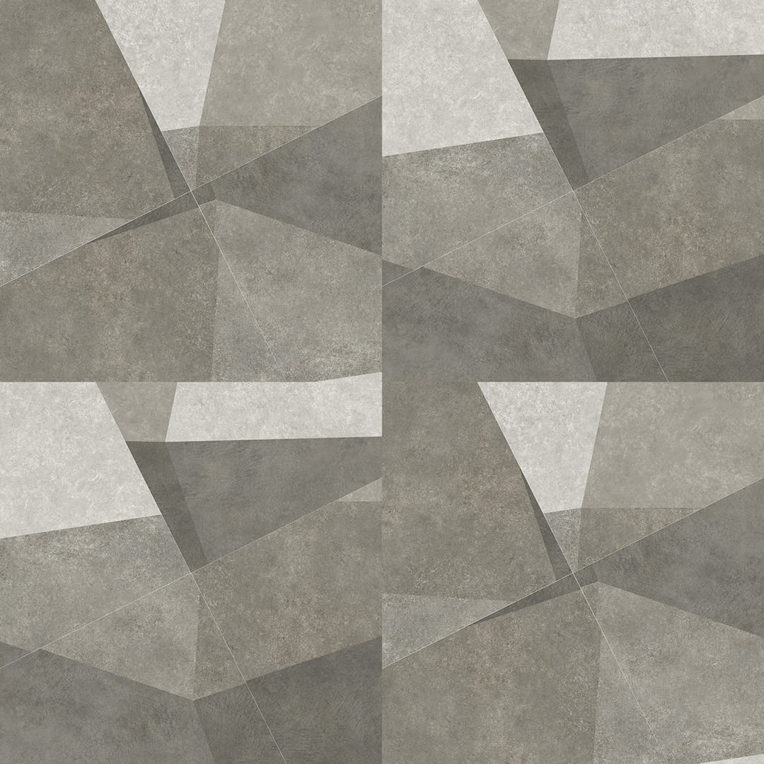 ロイヤルストーン ビニル床タイル PST4051 不等辺四角形（675mm+503mm+503mm+225mm）【ケース販売】16枚 東リ