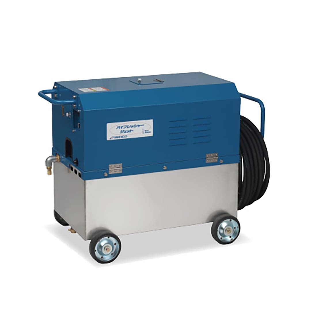ツルミポンプ モータ高圧洗浄機 三相200V 3.7kW HPJ-550TW4 高所揚水兼用 タンク付タイプ 鶴見製作所