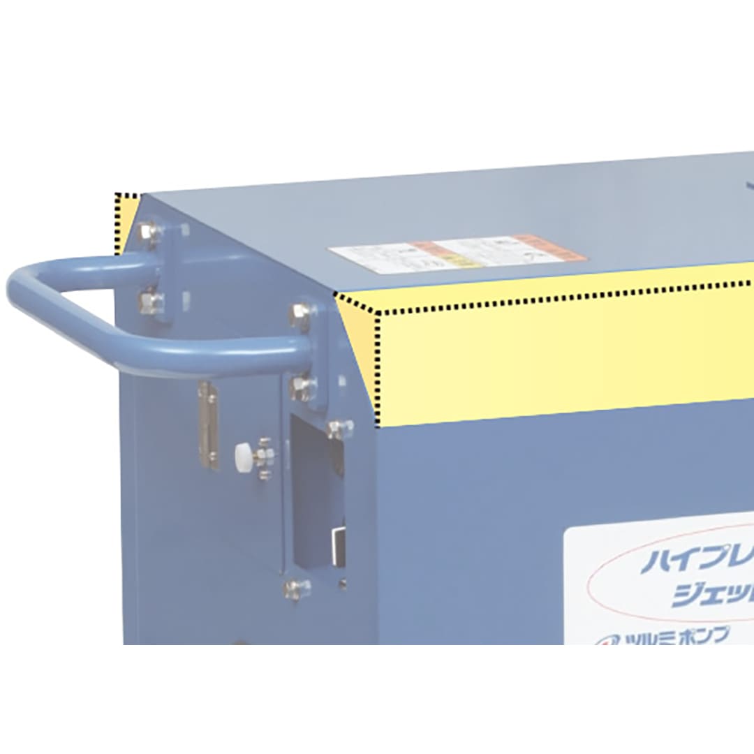 ツルミポンプ モータ高圧洗浄機 三相200V 3.7kW HPJ-550TW4 高所揚水兼用 タンク付タイプ 鶴見製作所