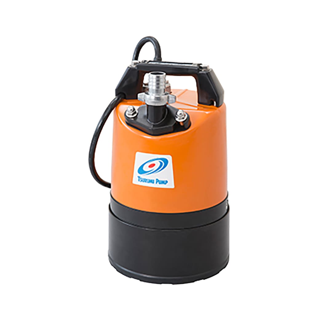 ツルミポンプ 低水位排水用 水中ハイスピンポンプ LSC1.4S 50Hz仕様 単相100V 0.48kW 口径25mm 最低水位1mm 非自動形 鶴見製作所