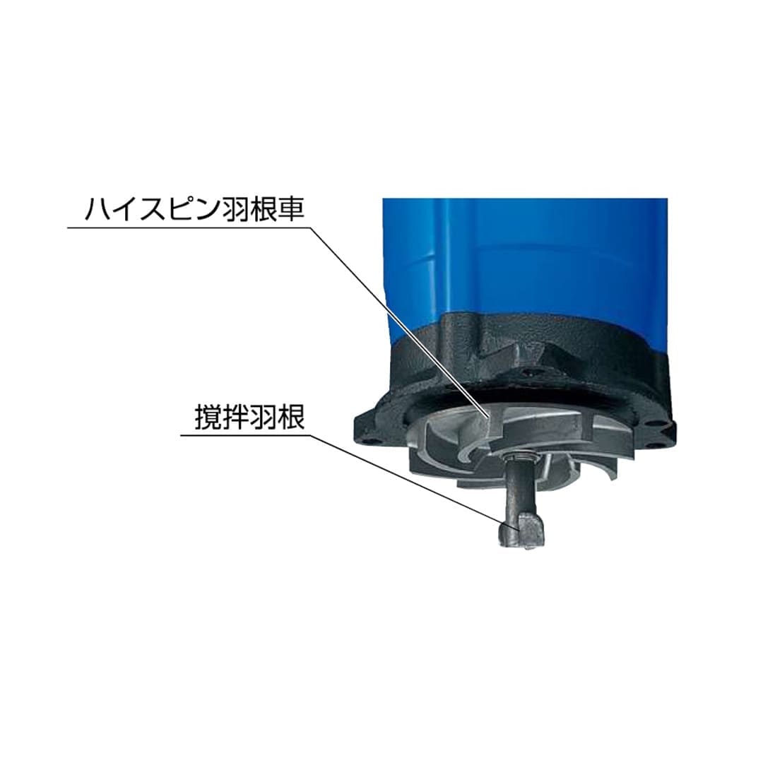 ツルミポンプ 泥水・サンド用 水中泥水ポンプ HSD2.55S 60Hz仕様 単相100V 0.55kW 口径50mm 非自動形 鶴見製作所