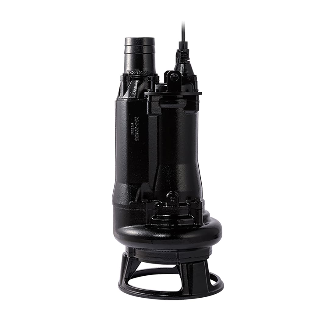 ツルミポンプ 水中ノンクロッグ型スマッシュポンプ 100KRBN43.7 三相200V 3.7kW 口径100mm 鶴見製作所