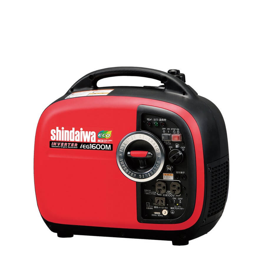 新ダイワ インバータ発電機 IEG1600M-Y2 ガソリン 1.6kVA 防音型 やまびこジャパン株式会社