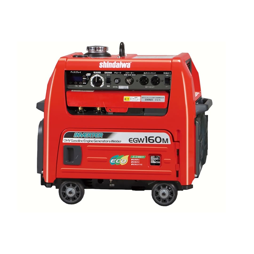 新ダイワ ガソリンエンジン溶接機 EGW160M-I 発電機兼用 160Aクラス 3.2kVA やまびこジャパン株式会社