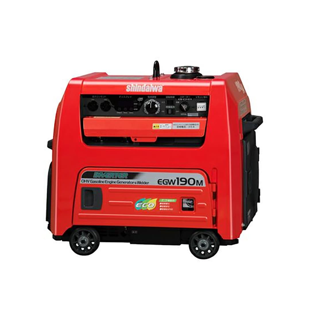 新ダイワ ガソリンエンジン溶接機 EGW190M-I 発電機兼用 190Aクラス 3.5kVA やまびこジャパン株式会社