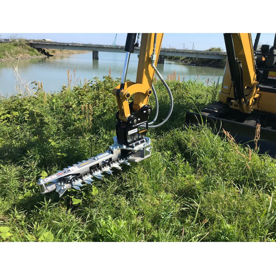 TOSA ULTRA CUTTER 油圧ショベル装着式草刈剪定機 CB600-3 挟み切り方式 石禮工業