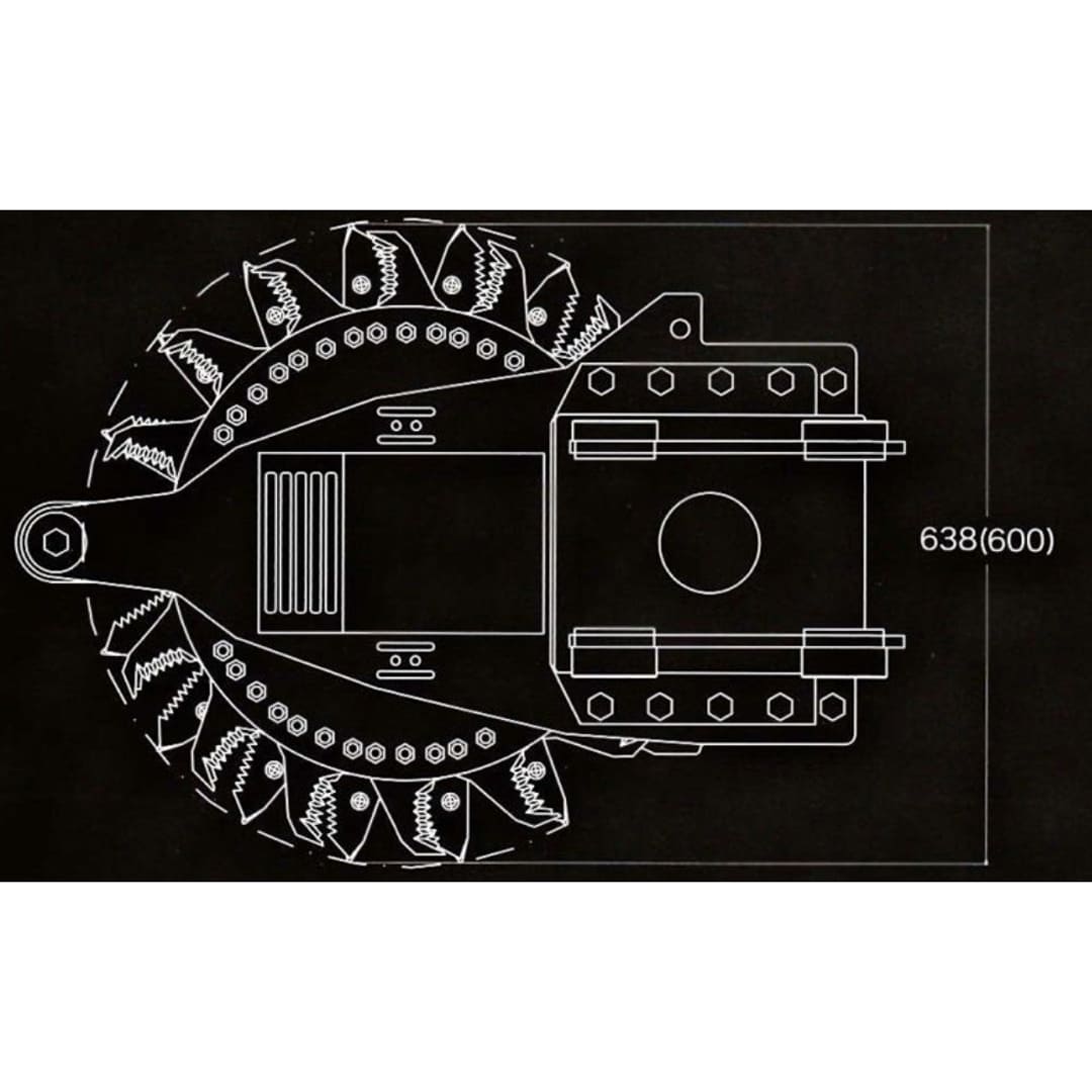 TOSA ULTRA CUTTER 油圧ショベル装着式草刈剪定機 D520-1 石禮工業