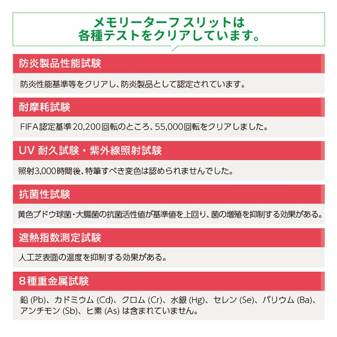 メモリーターフ スリット 幅95mm×長さ5m 28mm ユニオンビズ MTS28-1005 駐車場 目地 スリット 人工芝