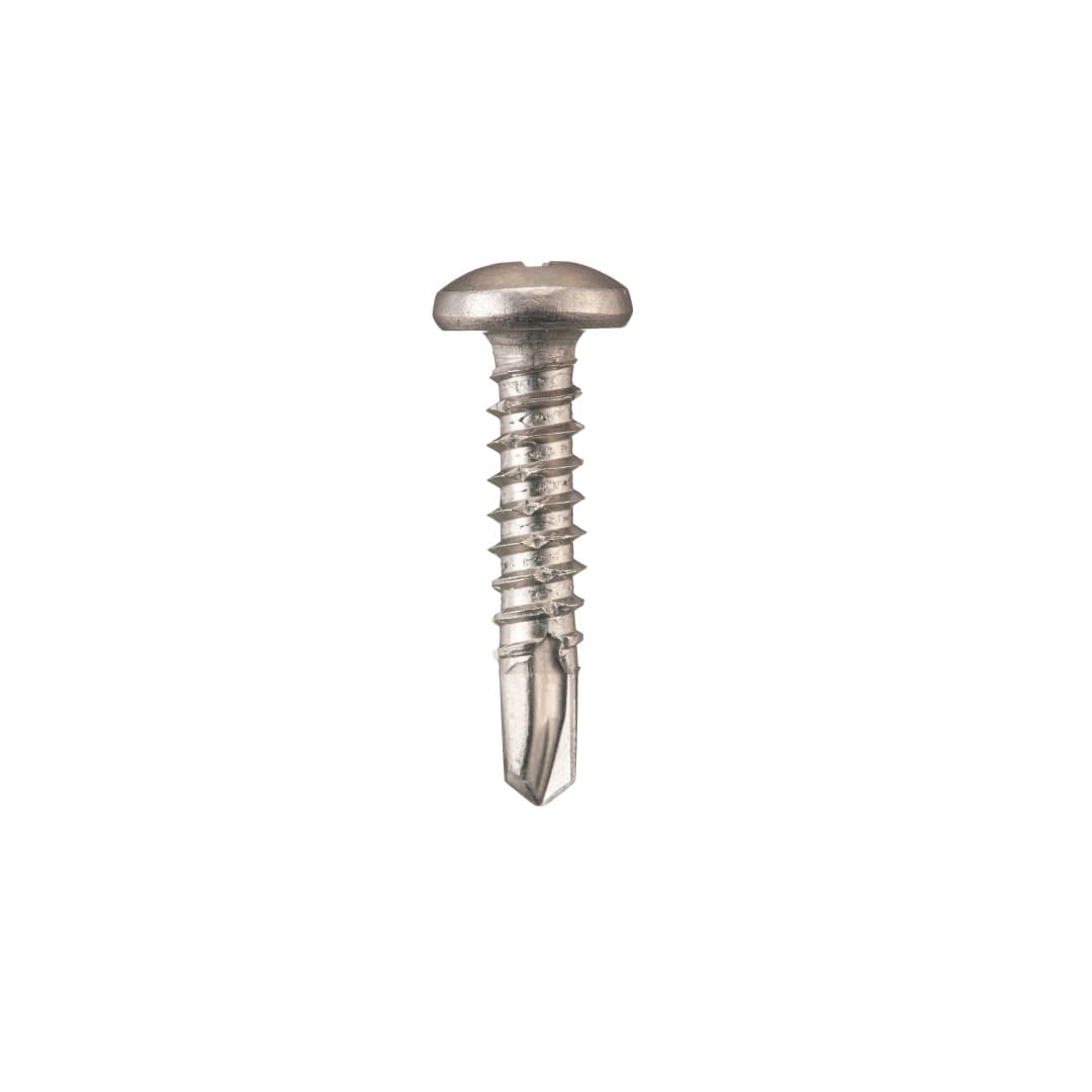 セルフドリルビス ダンバ ユニクロ ナベ 4×19mm 694190N 薄鋼板+鉄骨ビス【小箱：1000本入】若井産業 WAKAI