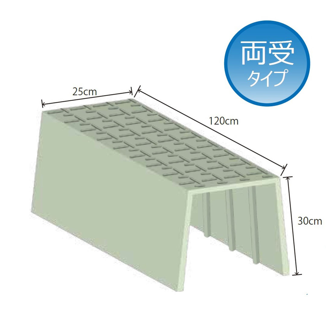 畦畔(あぜ)カバー 両受けタイプ【ケース販売】2本入 軽量 畔板 WPT ウッドプラスチック（法人限定）