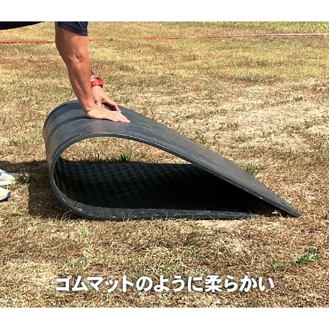 フィットくん 合成ゴムマット 厚み8mm 3×6 FD36 軽量 Wボードシリーズ ウッドプラスチックテクノロジ―