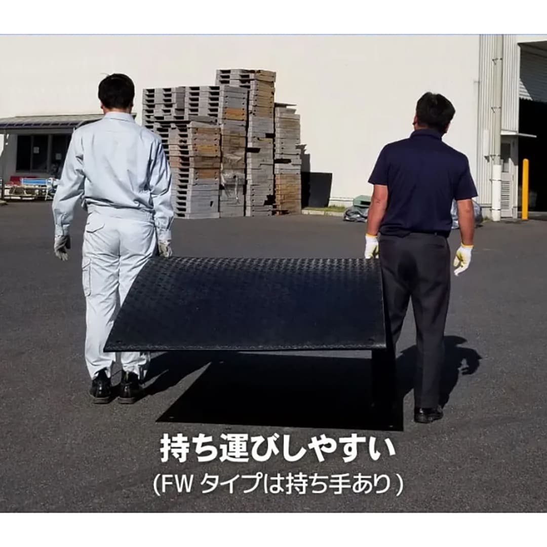 フィットくん 合成ゴムマット 厚み8mm 3×6 FD36 軽量 Wボードシリーズ ウッドプラスチックテクノロジ―