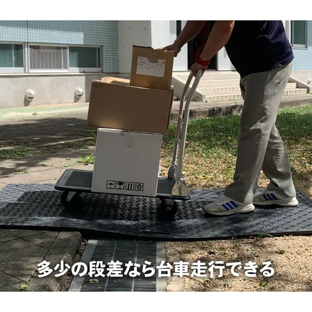 フィットくん 合成ゴムマット 厚み8mm 3×6 FD36 軽量 Wボードシリーズ ウッドプラスチックテクノロジ―